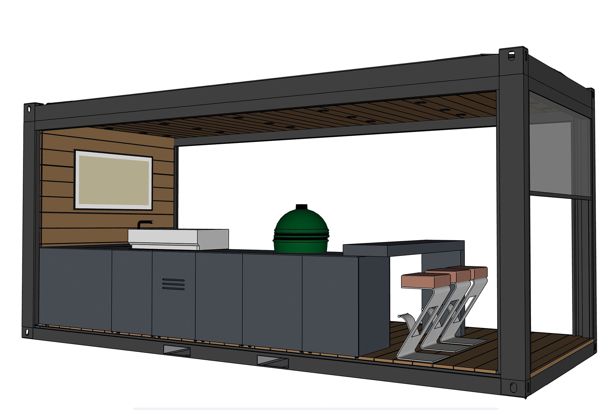 Dein (T)Raum - Aussenküche - Outdoor Küche - Balance Cube