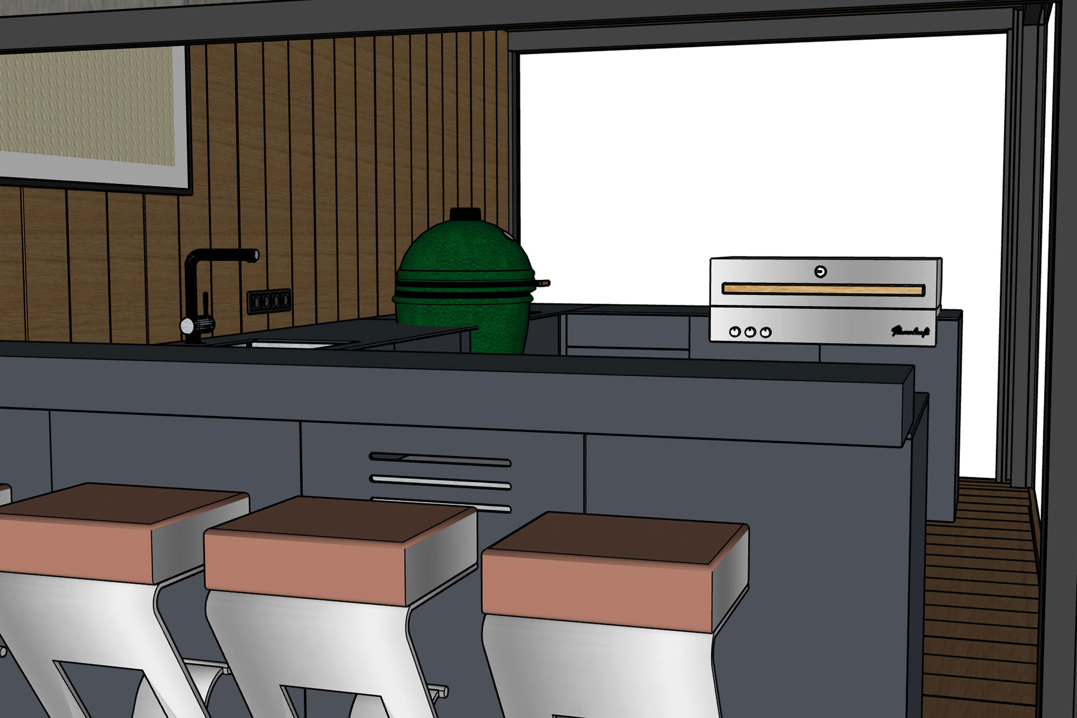 Dein (T)Raum - Aussenküche - Outdoor Küche - Summit Cube